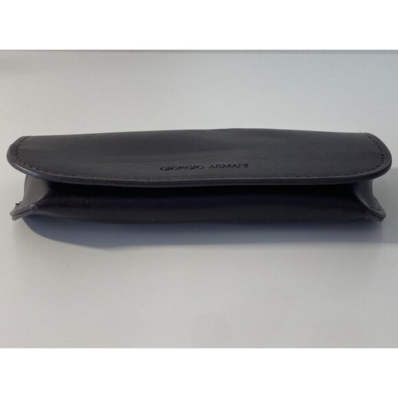 Giorgio Armani Eyeglass Soft Case Dark Brown Leather Frames of Life - Picture 8 of 11
